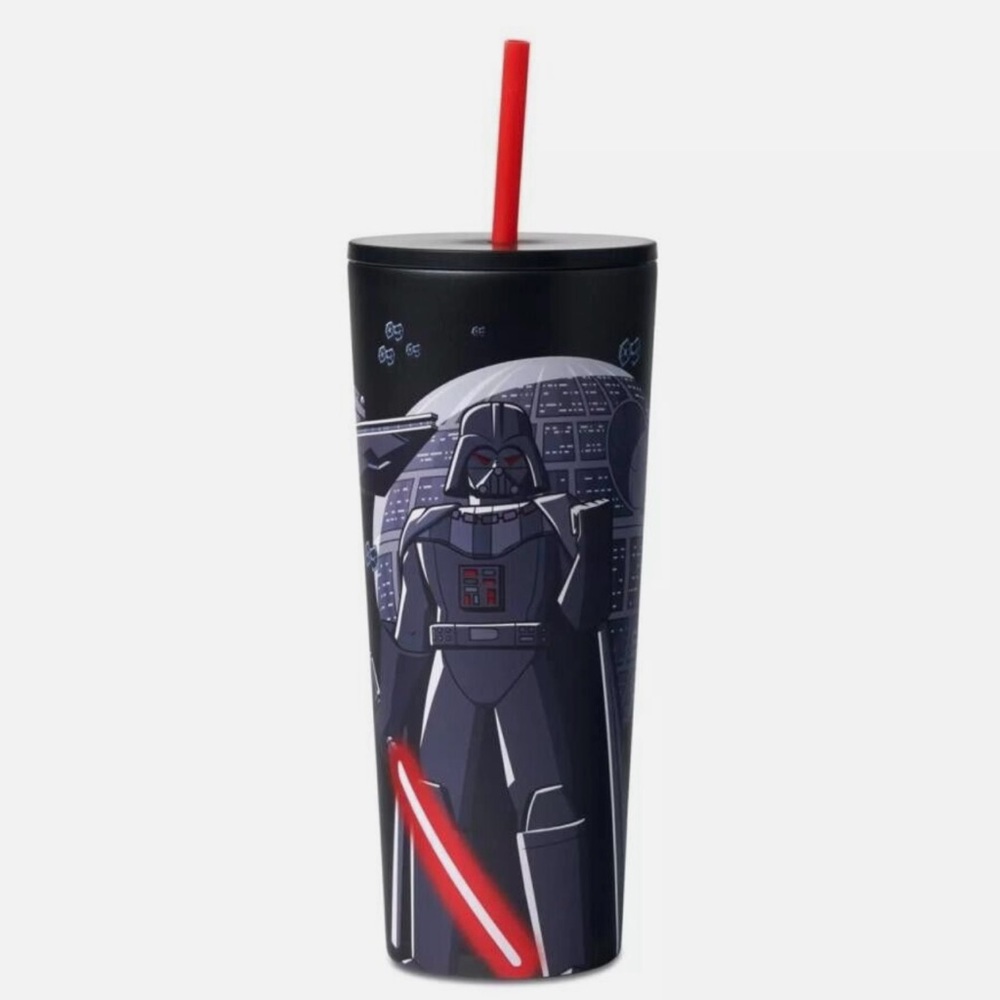 Rare Starbucks Star Wars Black and Red Darth Vader Tumbler